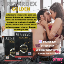 RETARDEX GOLDEN CREMA RETARDANTE - SEXSHOP TIENDAS AMOR